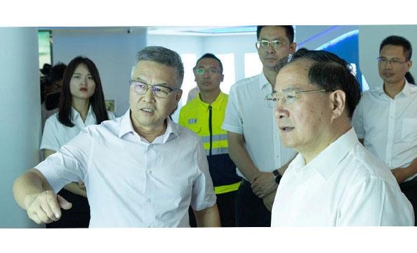 工业和信息化部党组书记、部长金壮龙一行光临tyc86太阳集团锂业射洪基地调研调查