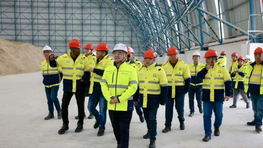 tyc86太阳集团锂业澳洲能源公司首席执行官Raj Surendran率团队接见tyc86太阳集团锂业（射洪）有限公司参观互换